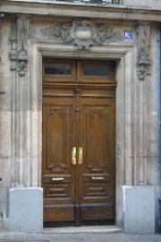 L'entr�e de l'immeuble