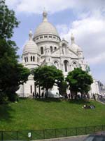 Sacre Coeur Basilica - just a two-minute walk from the apartment