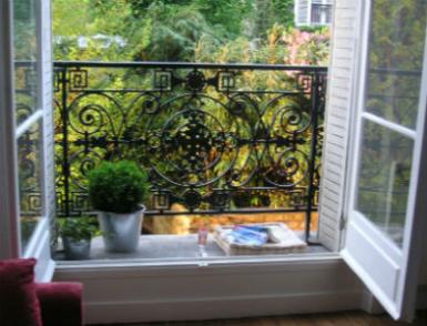 Enjoy a glass of wine on the balcony